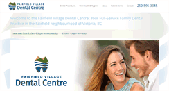 Desktop Screenshot of fairfielddental.ca