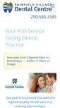 Mobile Screenshot of fairfielddental.ca